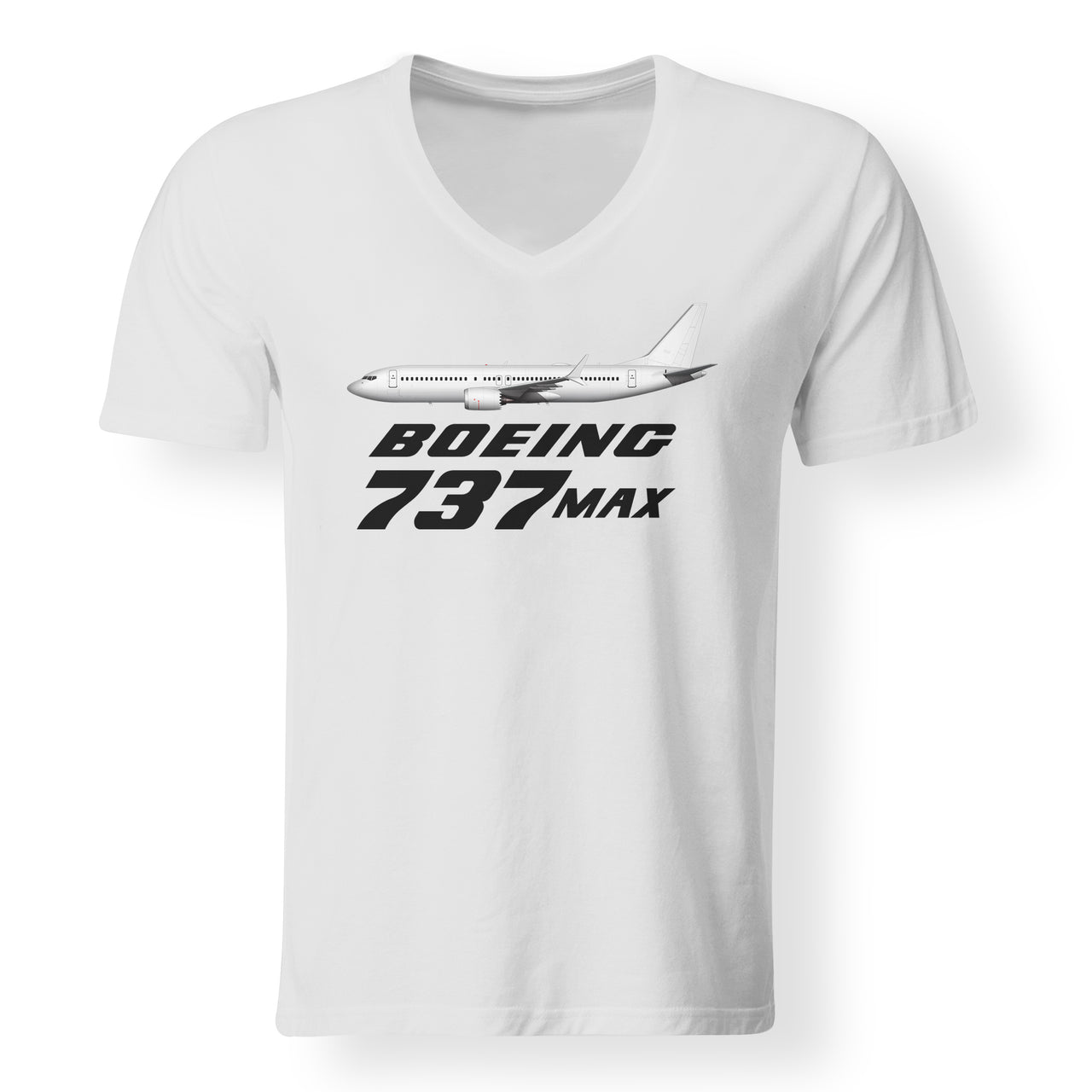 The Boeing 737Max Designed V-Neck T-Shirts