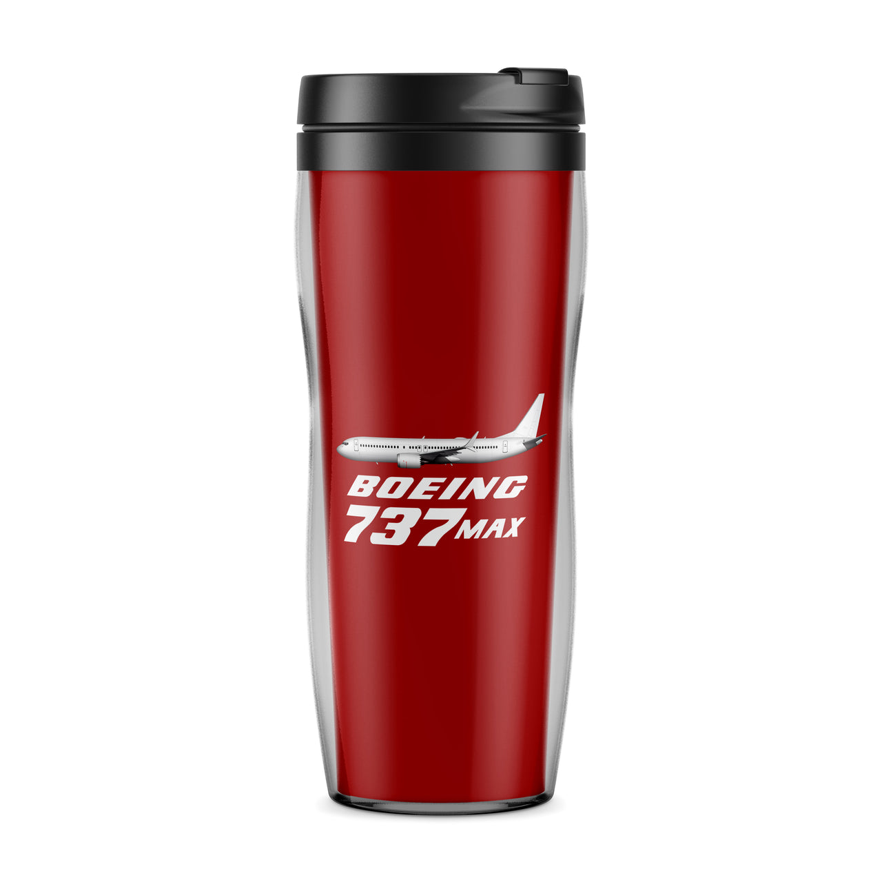 The Boeing 737Max Designed Plastic Travel Mugs
