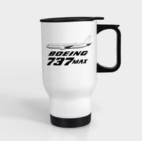 Thumbnail for The Boeing 737 Max Designed Travel Mugs (With Holder)