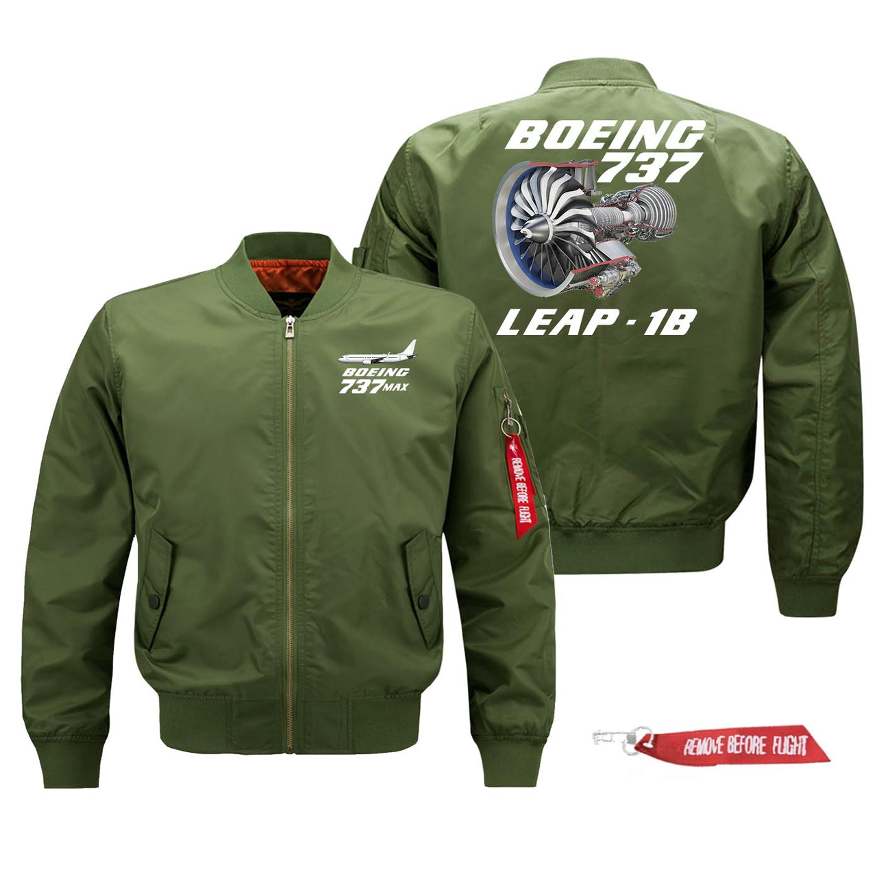 The Boeing 737Max & Leap 1B Designed Pilot Jackets (Customizable)