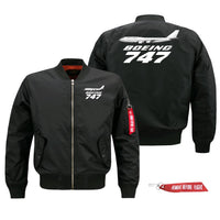 Thumbnail for The Boeing 747 Designed Pilot Jackets (Customizable)