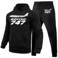 Thumbnail for The Boeing 747 Designed Hoodies & Sweatpants Set