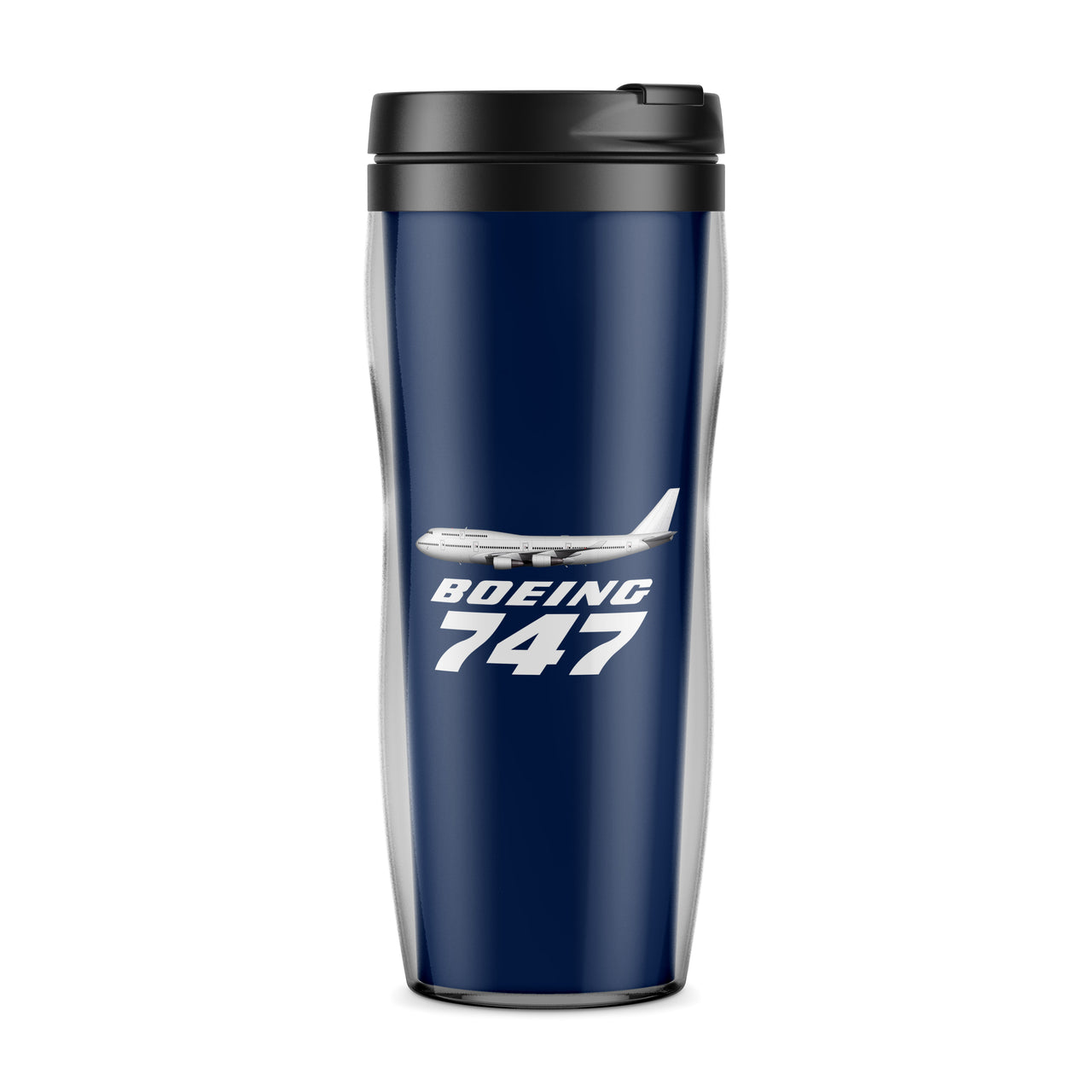The Boeing 747 Designed Plastic Travel Mugs