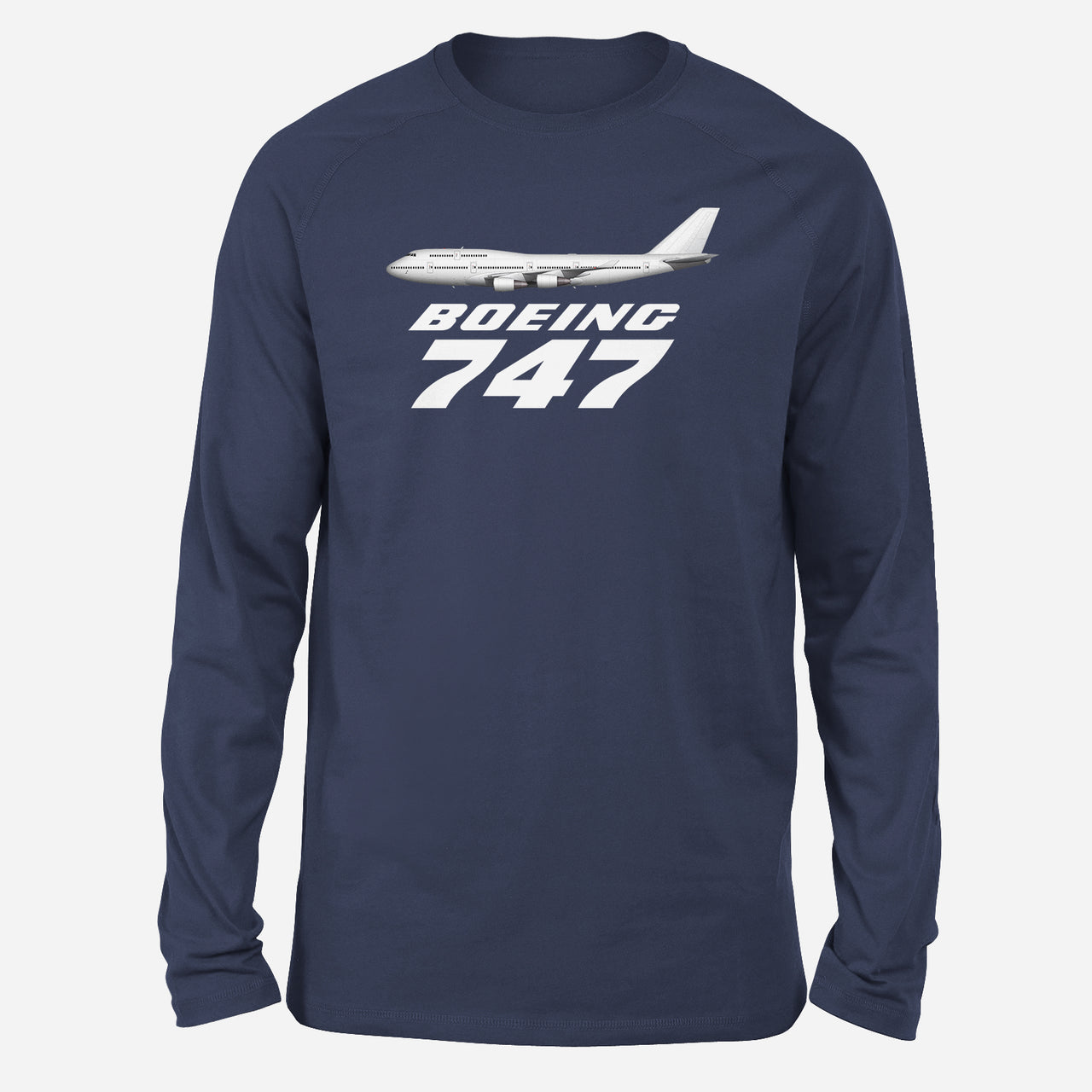 The Boeing 747 Designed Long-Sleeve T-Shirts