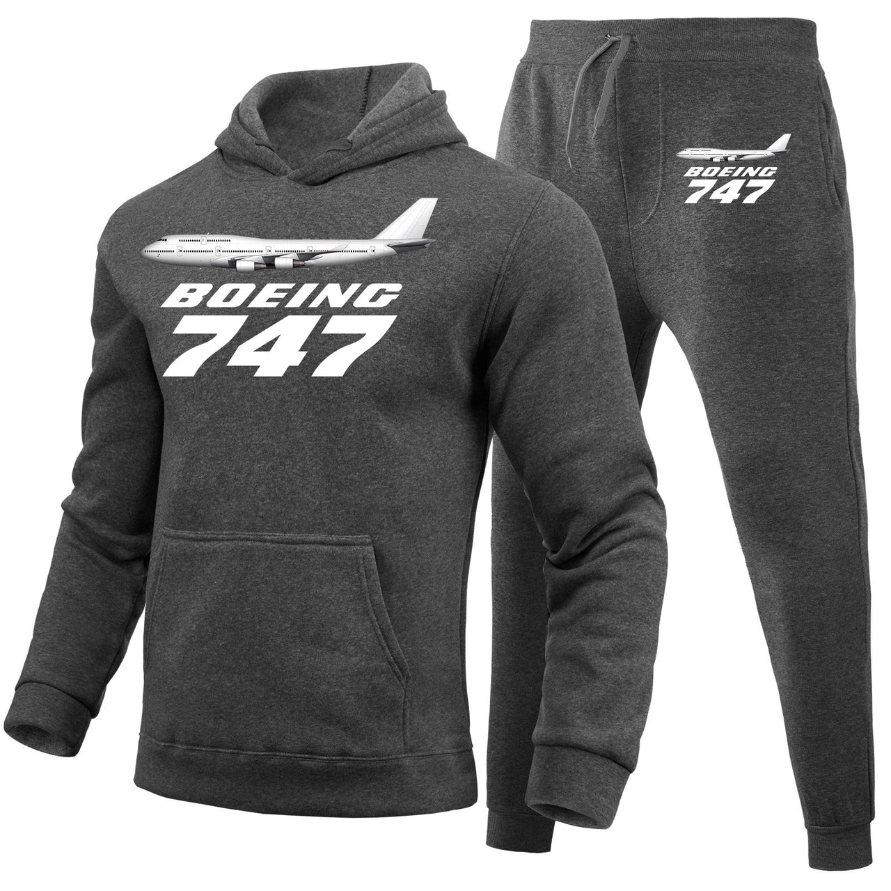 The Boeing 747 Designed Hoodies & Sweatpants Set