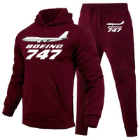 Thumbnail for The Boeing 747 Designed Hoodies & Sweatpants Set