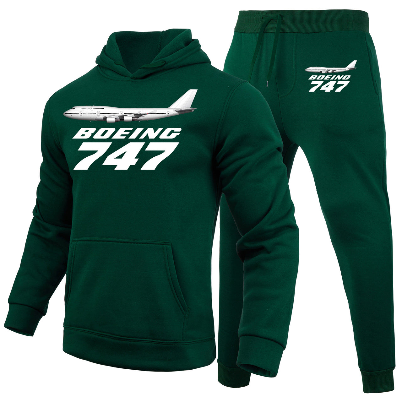 The Boeing 747 Designed Hoodies & Sweatpants Set
