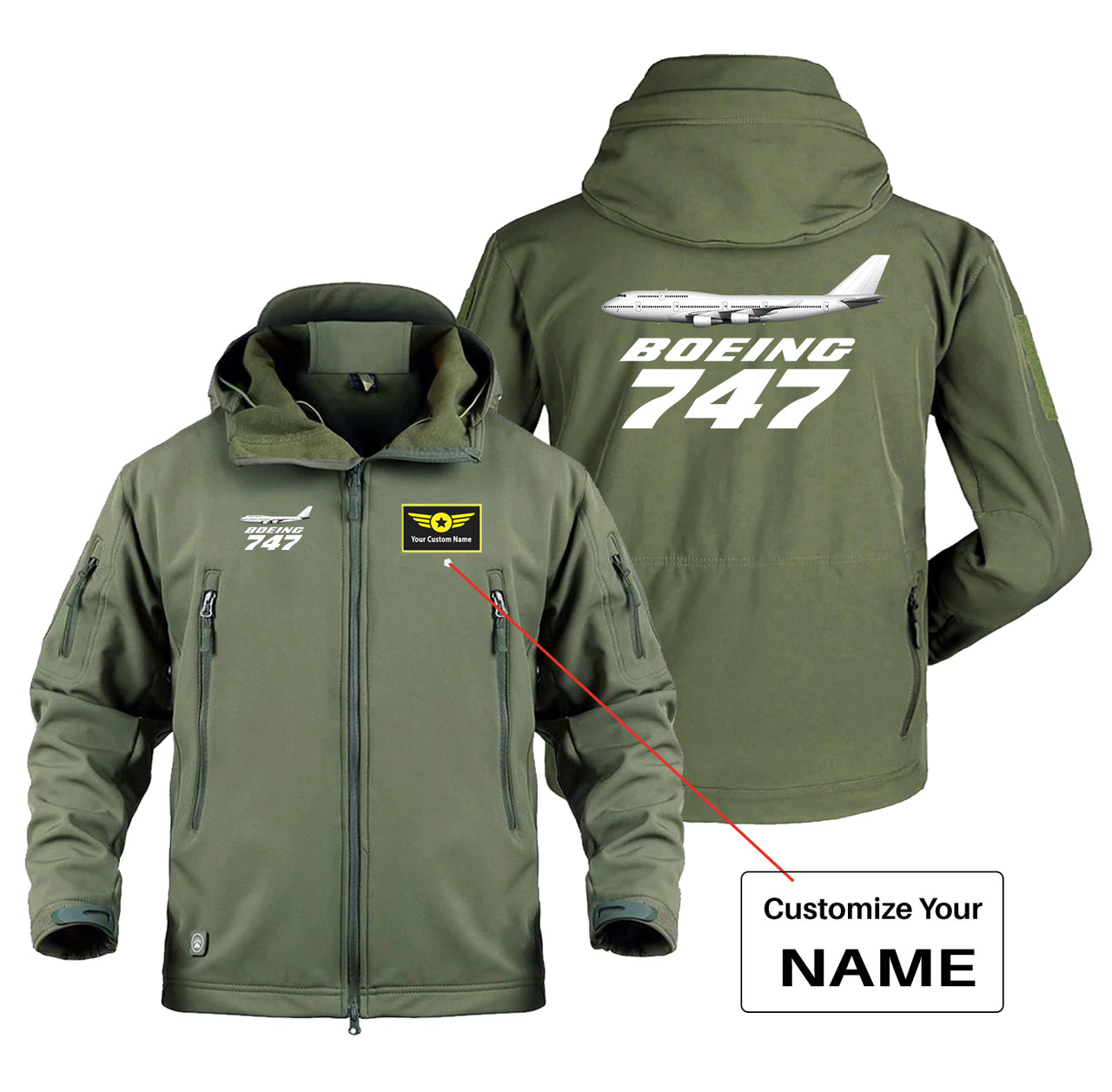 The Boeing 747 Designed Military Jackets (Customizable)