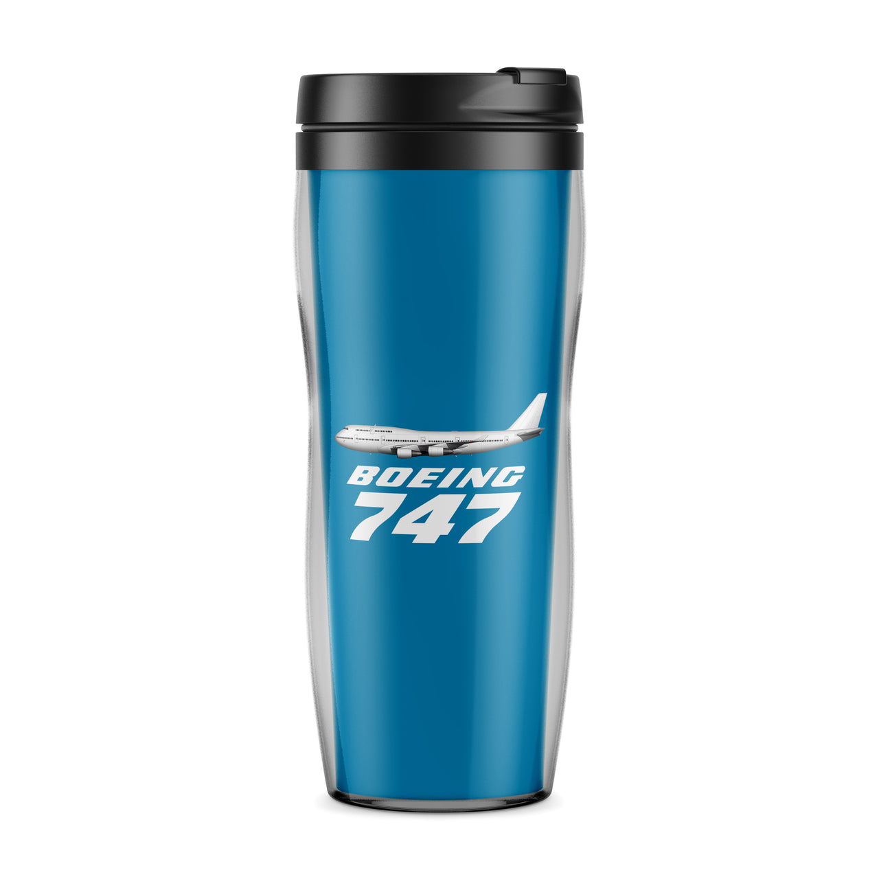 The Boeing 747 Designed Plastic Travel Mugs