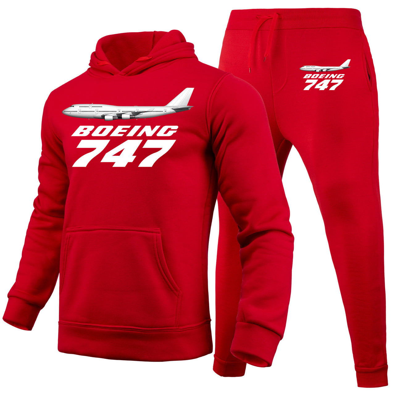 The Boeing 747 Designed Hoodies & Sweatpants Set