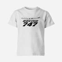 Thumbnail for The Boeing 747 Designed Children T-Shirts