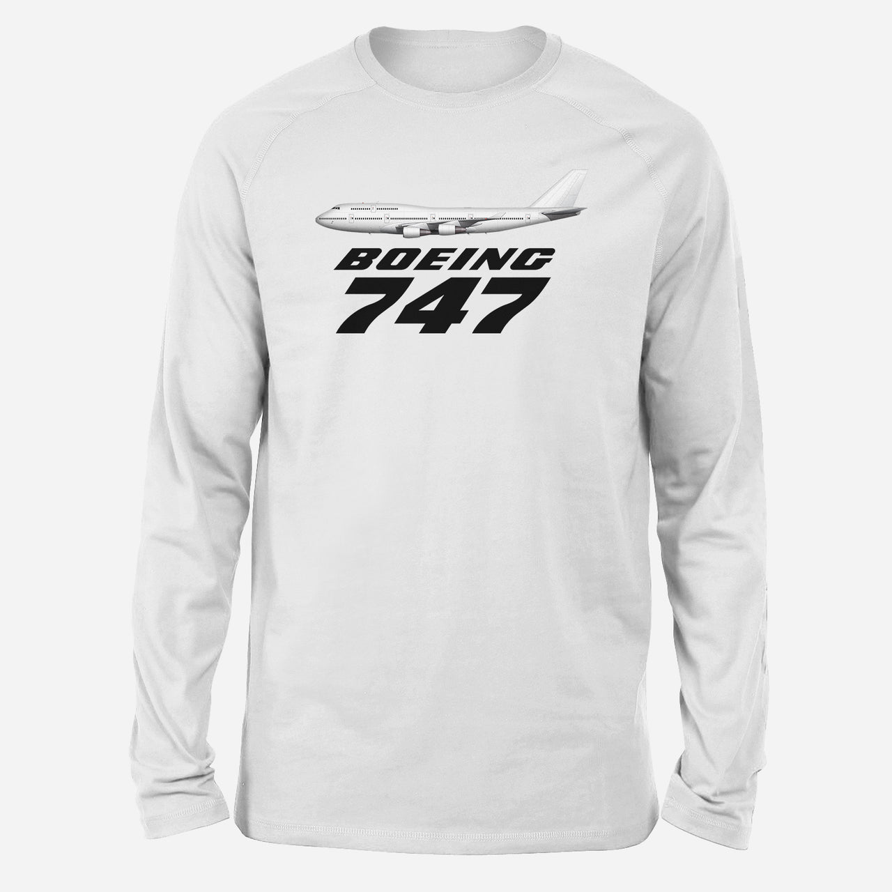 The Boeing 747 Designed Long-Sleeve T-Shirts