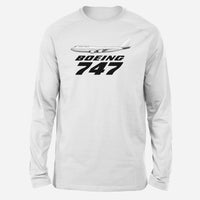 Thumbnail for The Boeing 747 Designed Long-Sleeve T-Shirts