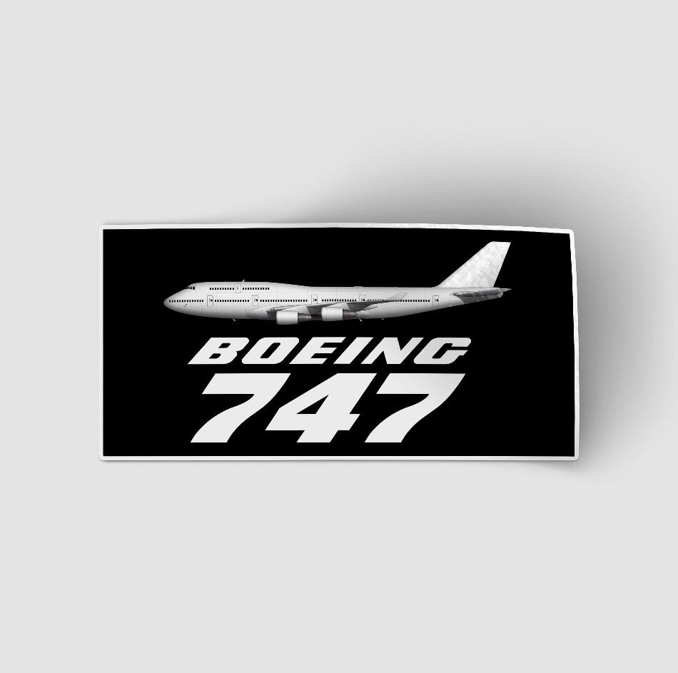 The Boeing 747 Designed Stickers