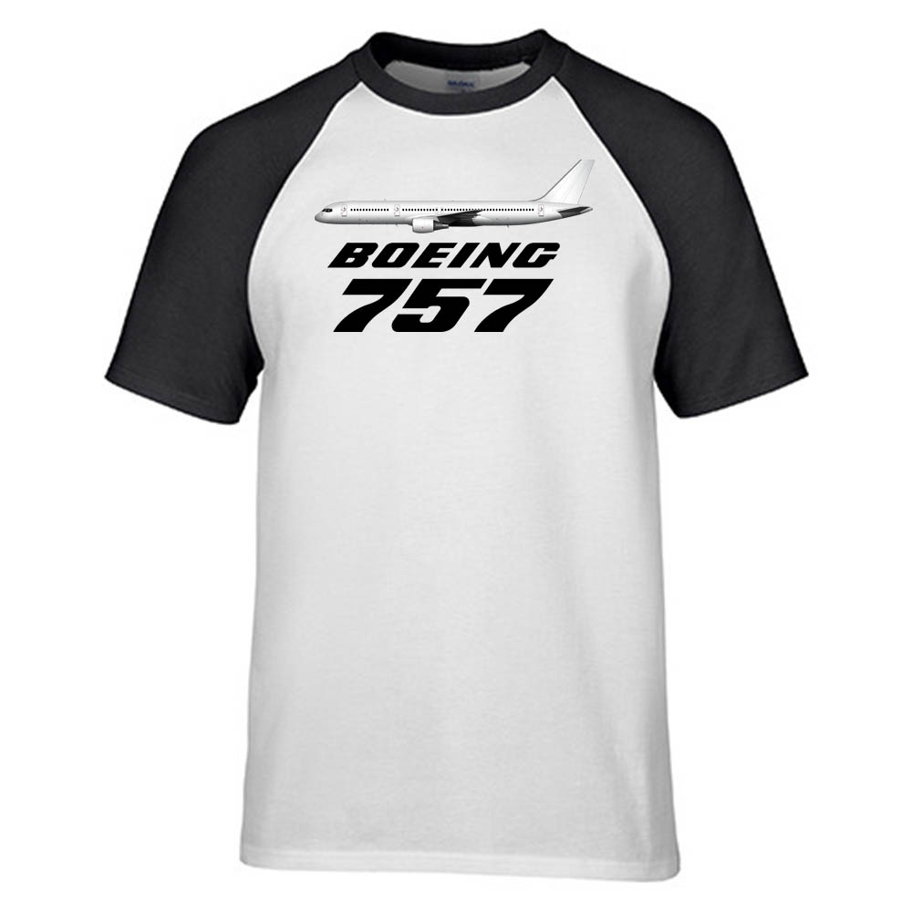 The Boeing 757 Designed Raglan T-Shirts