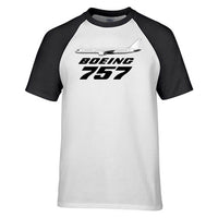 Thumbnail for The Boeing 757 Designed Raglan T-Shirts