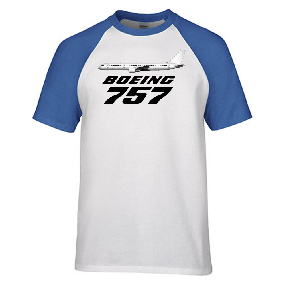 The Boeing 757 Designed Raglan T-Shirts