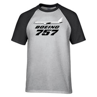 Thumbnail for The Boeing 757 Designed Raglan T-Shirts