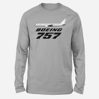 Thumbnail for The Boeing 757 Designed Long-Sleeve T-Shirts