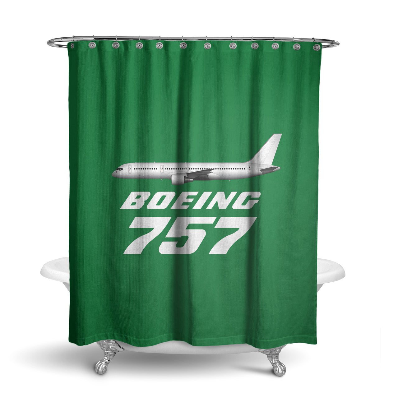The Boeing 757 Designed Shower Curtains