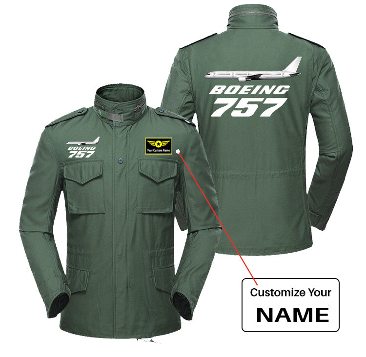 The Boeing 757 Designed Military Coats