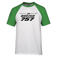 Thumbnail for The Boeing 757 Designed Raglan T-Shirts