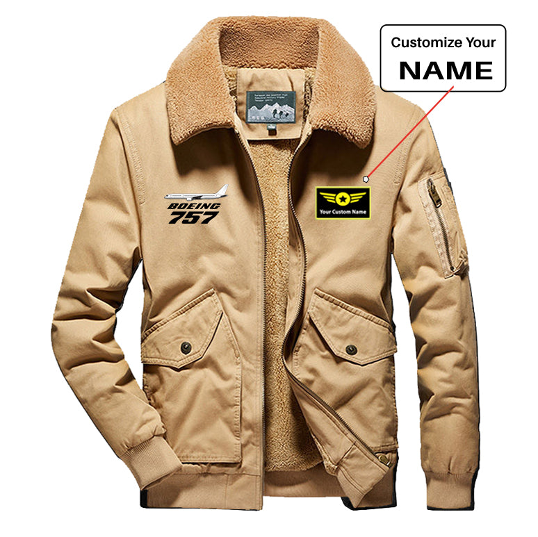 The Boeing 757 Designed Thick Bomber Jackets