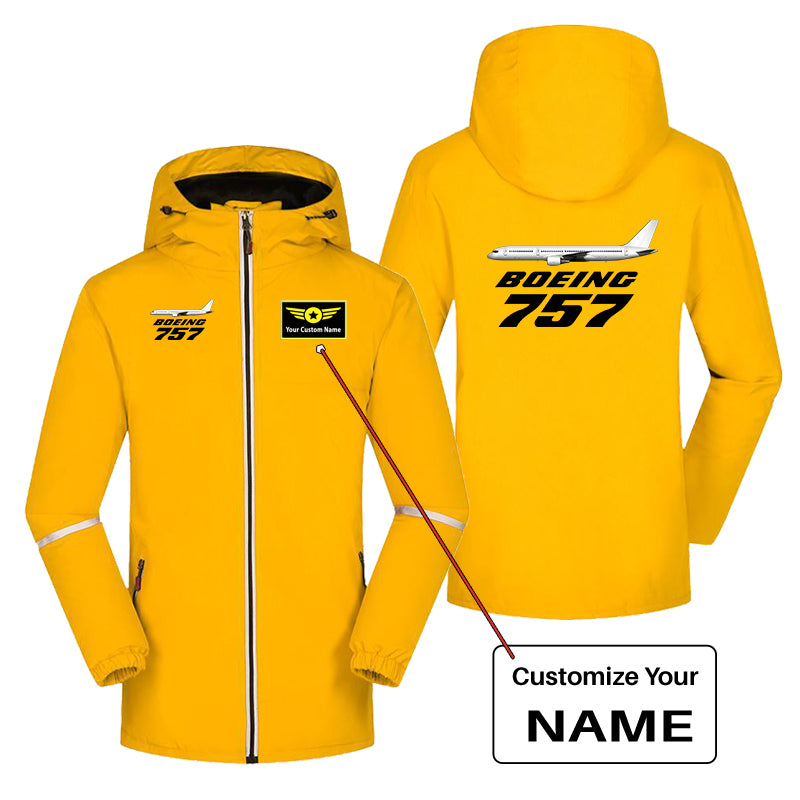 The Boeing 757 Designed Rain Coats & Jackets