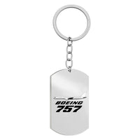 Thumbnail for The Boeing 757 Designed Stainless Steel Key Chains (Double Side)