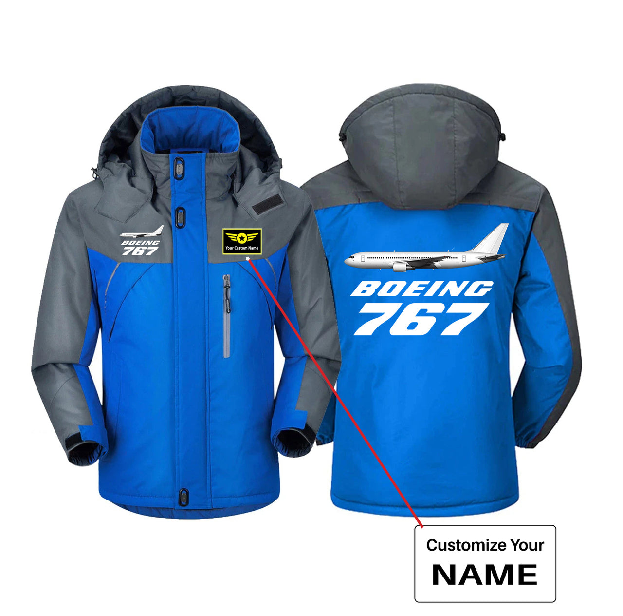 The Boeing 767 Designed Thick Winter Jackets