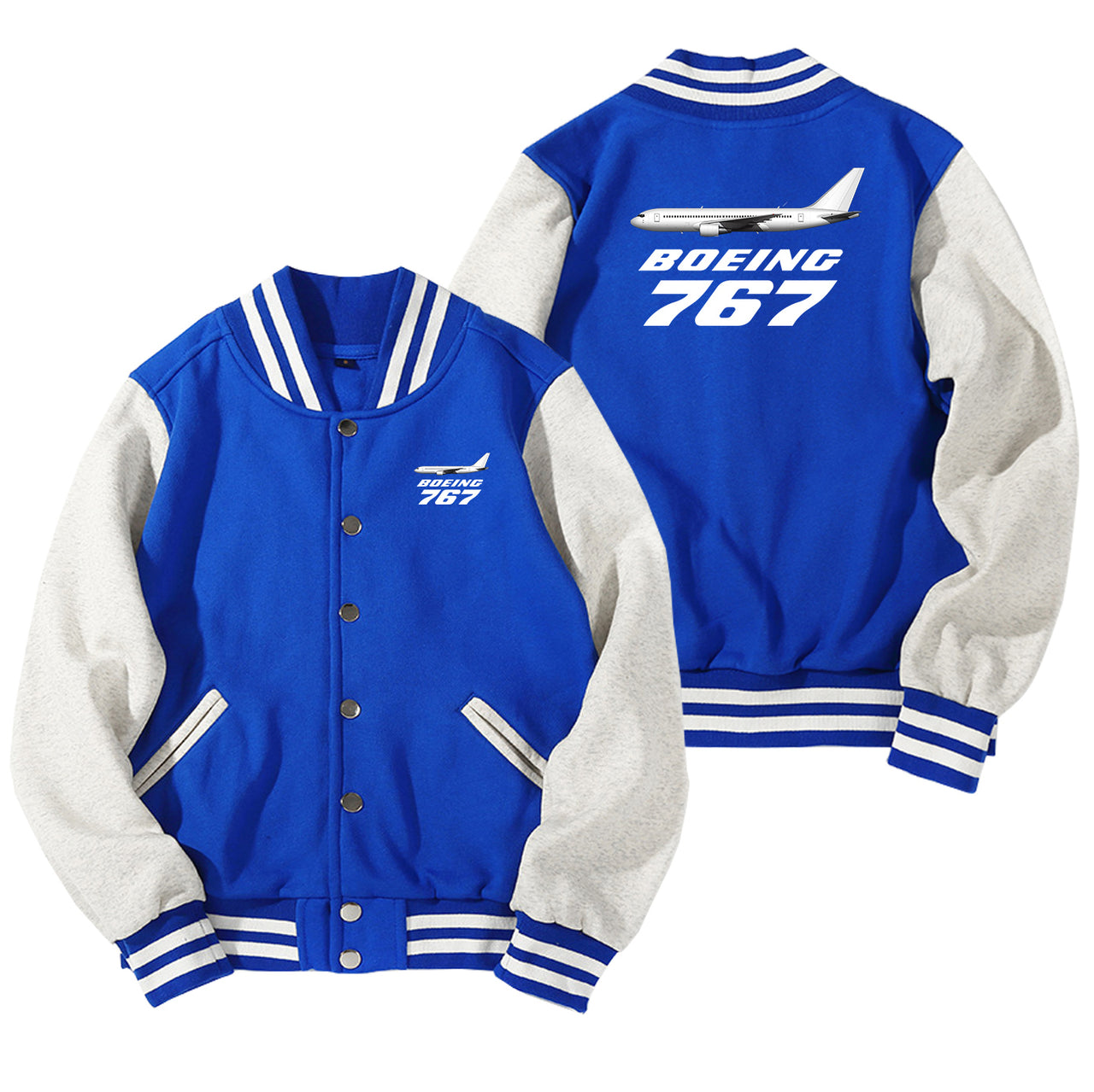 The Boeing 767 Designed Baseball Style Jackets