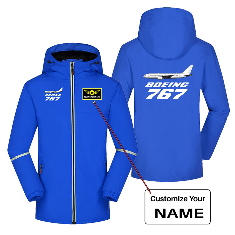 The Boeing 767 Designed Rain Coats & Jackets