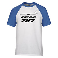 Thumbnail for The Boeing 767 Designed Raglan T-Shirts