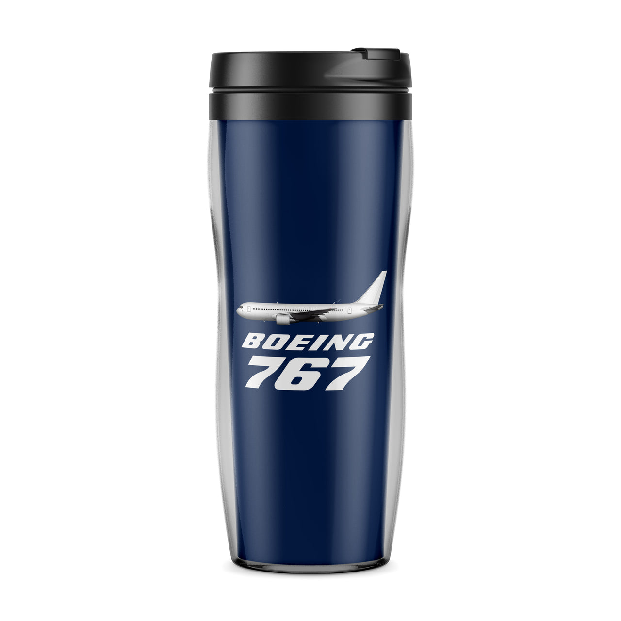 The Boeing 767 Designed Plastic Travel Mugs