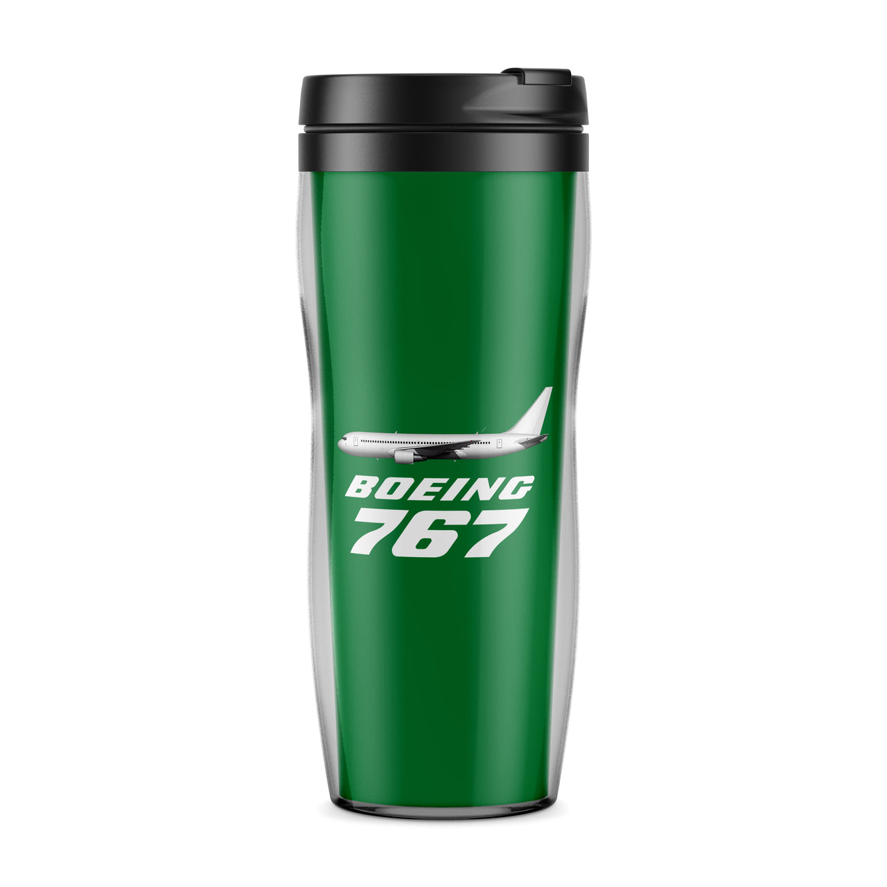 The Boeing 767 Designed Plastic Travel Mugs