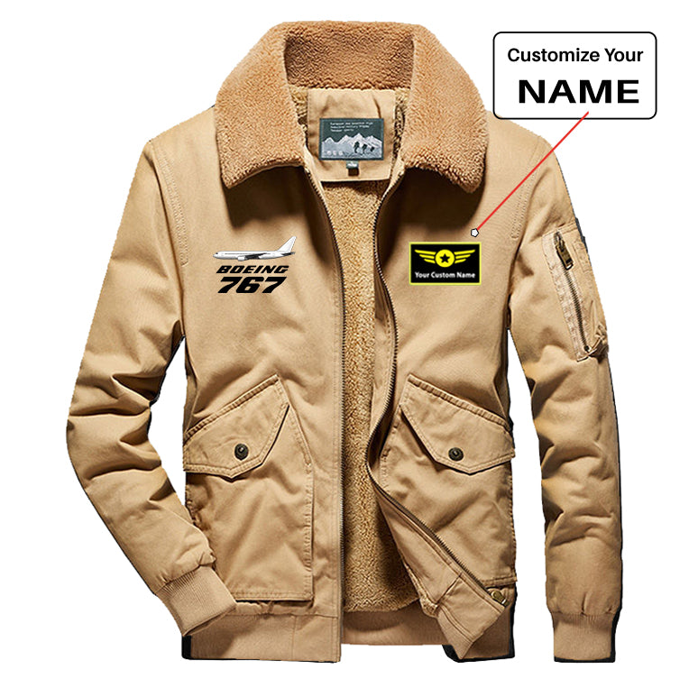 The Boeing 767 Designed Thick Bomber Jackets
