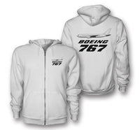 Thumbnail for The Boeing 767 Designed Zipped Hoodies