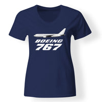 Thumbnail for The Boeing 767 Designed V-Neck T-Shirts
