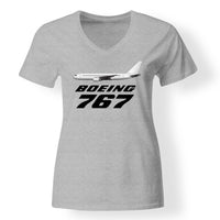 Thumbnail for The Boeing 767 Designed V-Neck T-Shirts