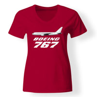 Thumbnail for The Boeing 767 Designed V-Neck T-Shirts