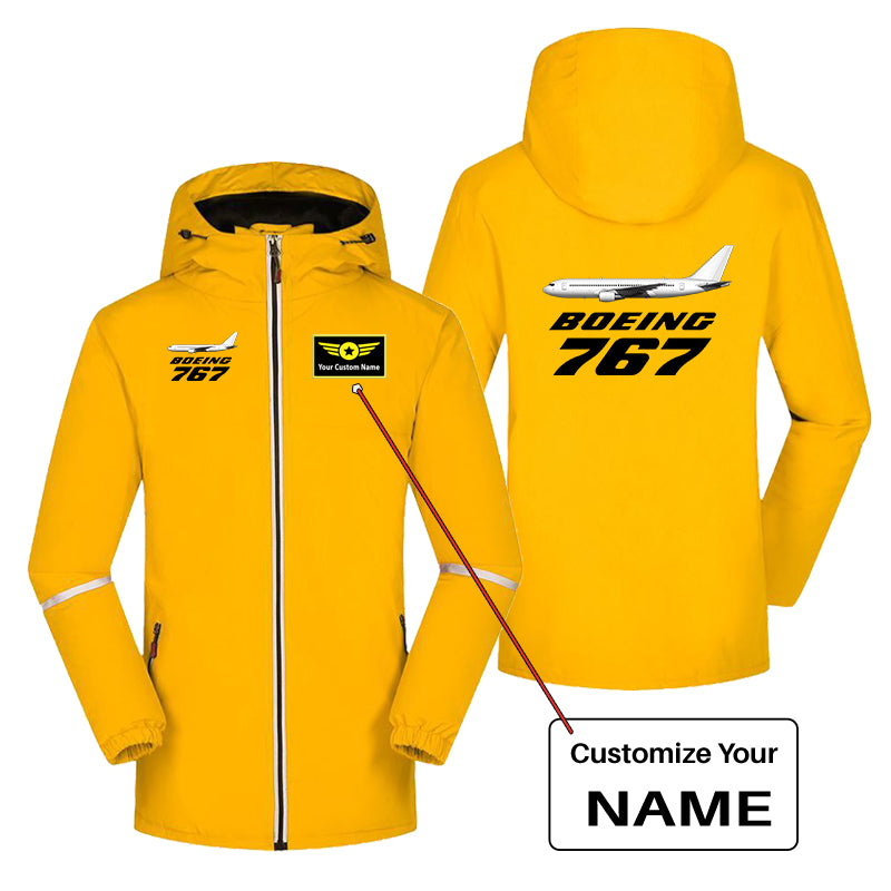 The Boeing 767 Designed Rain Coats & Jackets