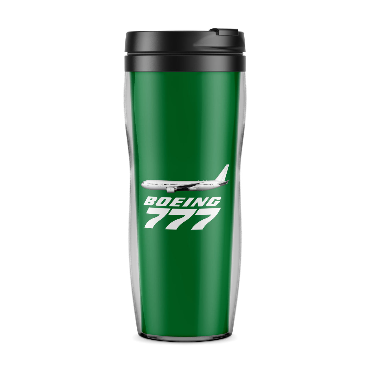 The Boeing 777 Designed Plastic Travel Mugs