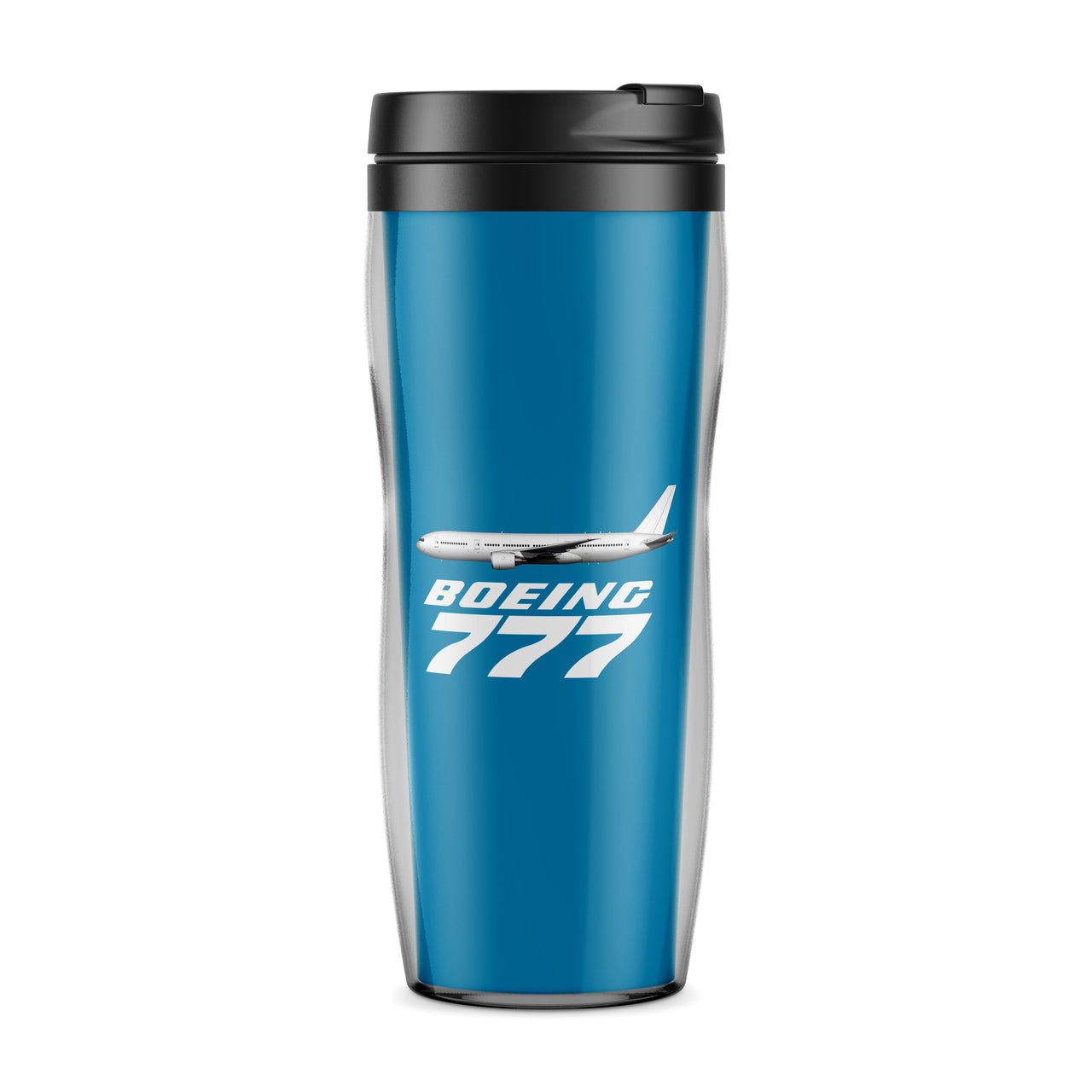 The Boeing 777 Designed Plastic Travel Mugs