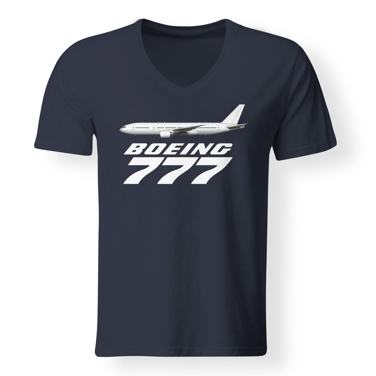The Boeing 777 Designed V-Neck T-Shirts