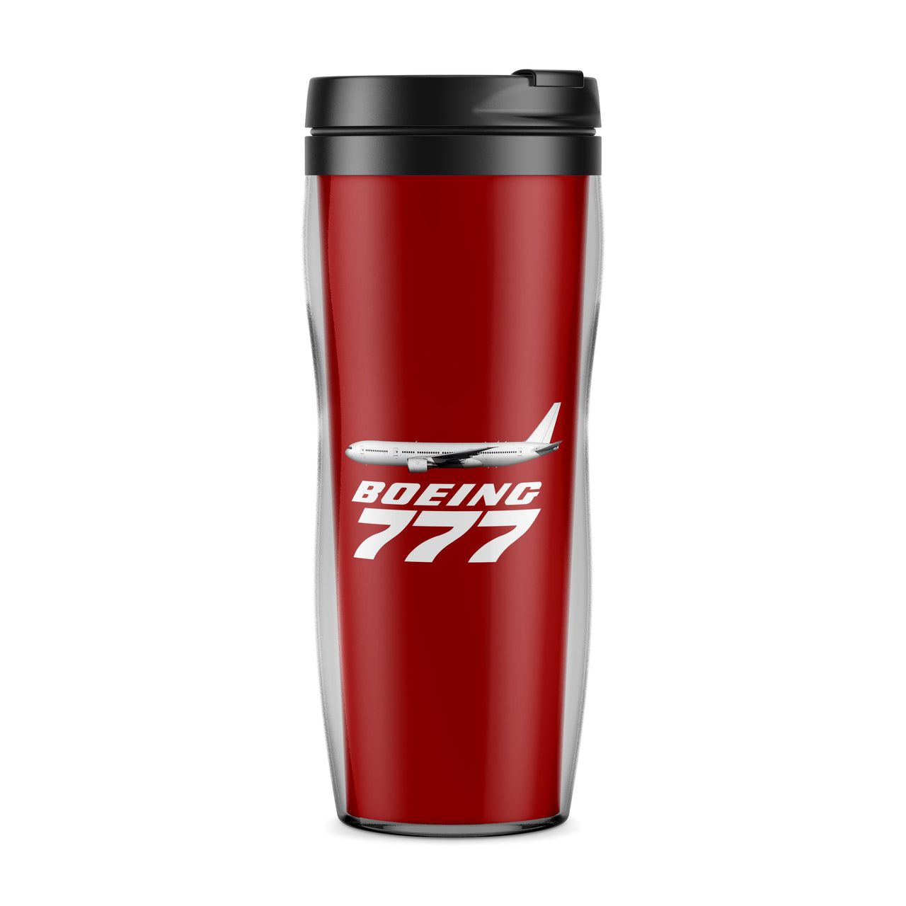 The Boeing 777 Designed Plastic Travel Mugs