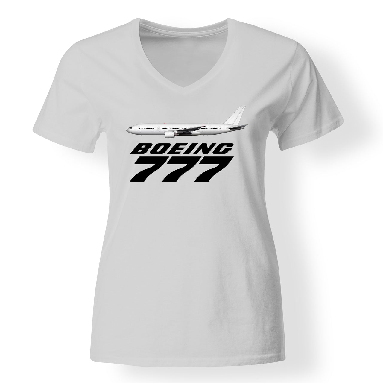 The Boeing 777 Designed V-Neck T-Shirts