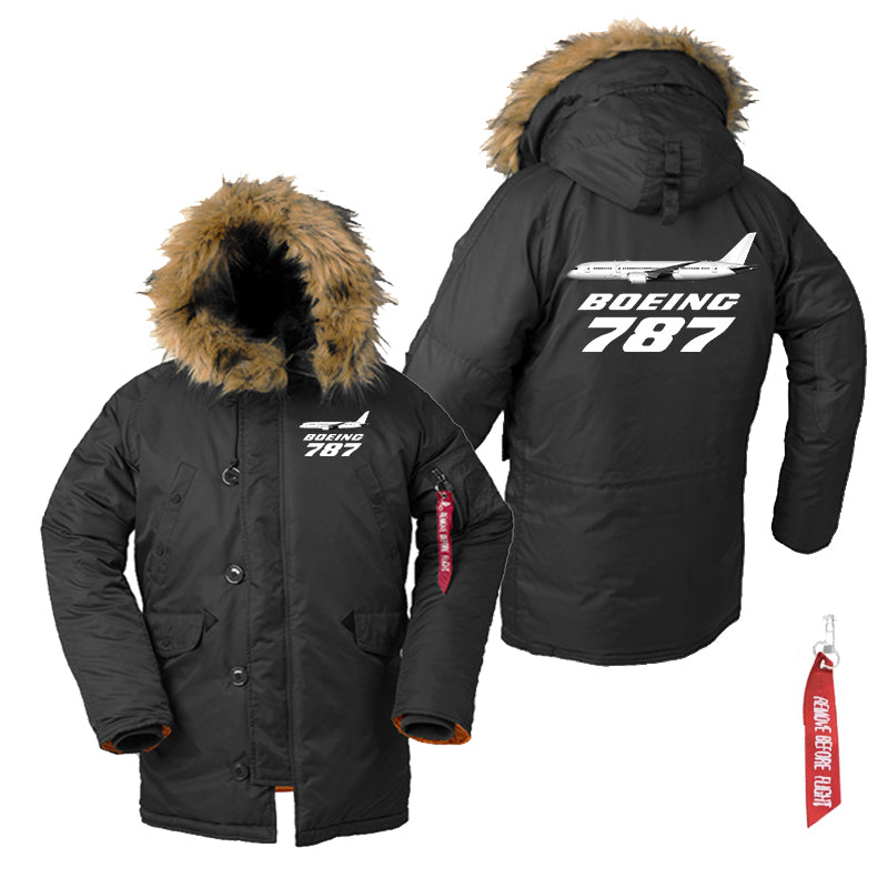 The Boeing 787 Designed Parka Bomber Jackets
