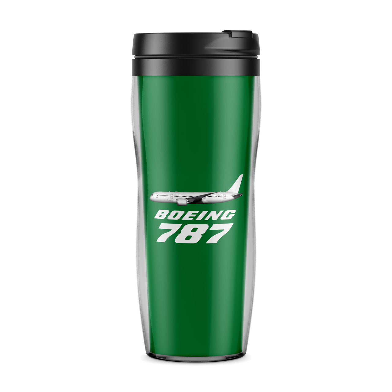 The Boeing 787 Designed Plastic Travel Mugs