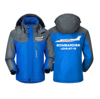 Thumbnail for The Bombardier Learjet 75 Designed Thick Winter Jackets