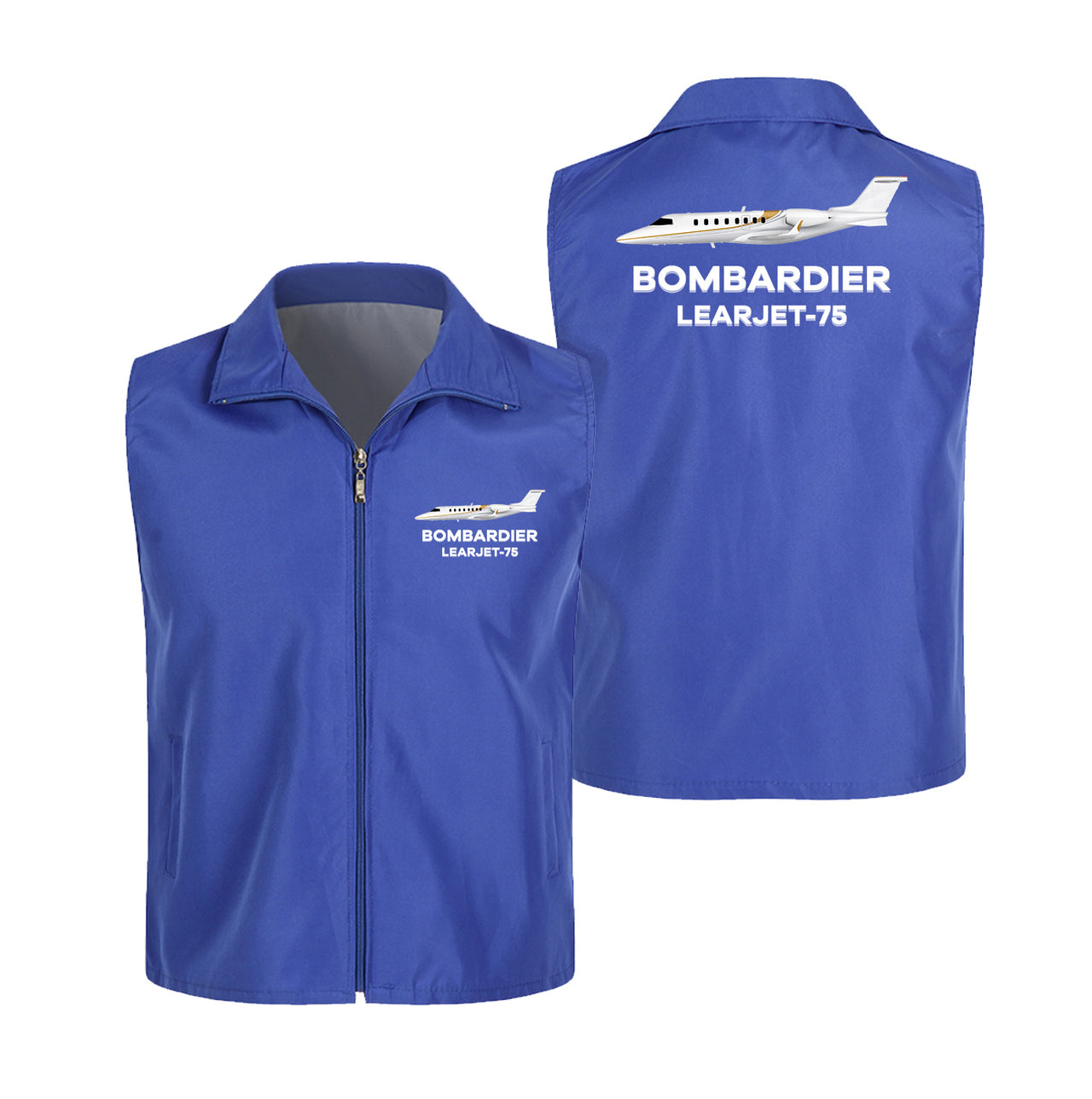 The Bombardier Learjet 75 Designed Thin Style Vests
